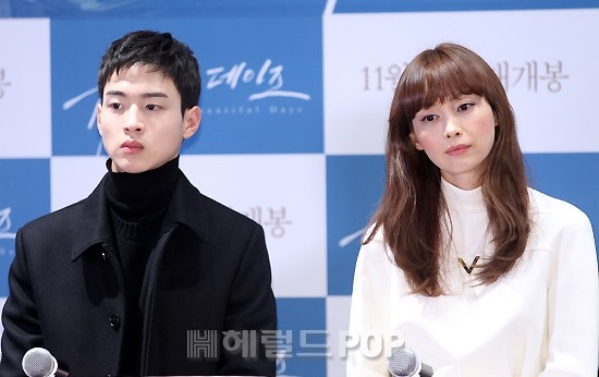 배우 장동윤, 이나영/사진=민선유 기자