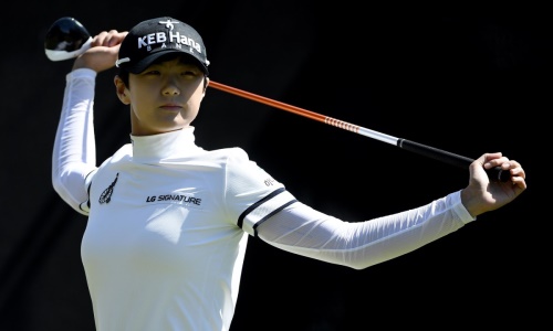 무빙데이에 공동 3위로 도약한 박성현. [사진=LPGA]
