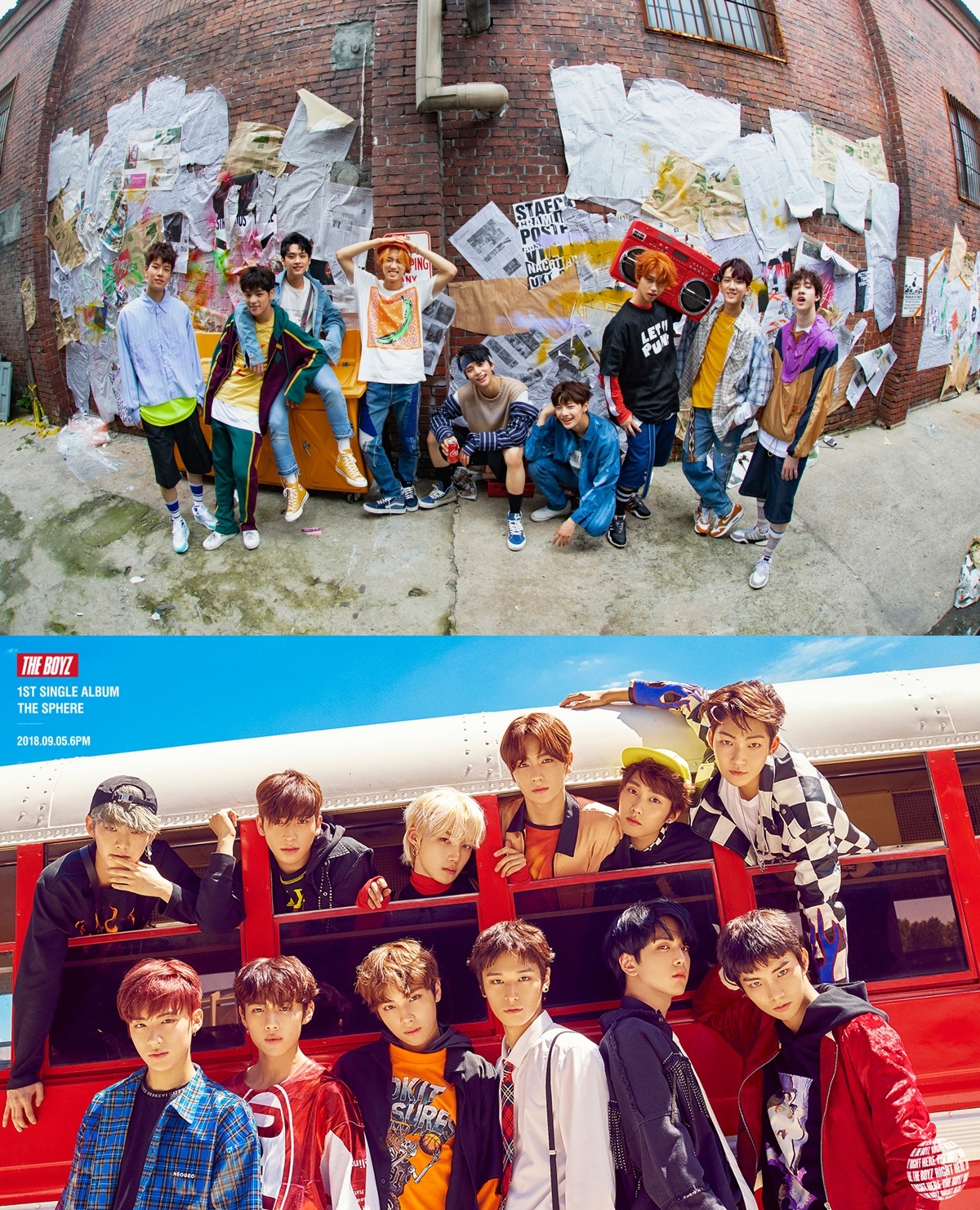 Stray Kids (JYP Entertainment) and The Boyz (Cre.ker Entertainment)