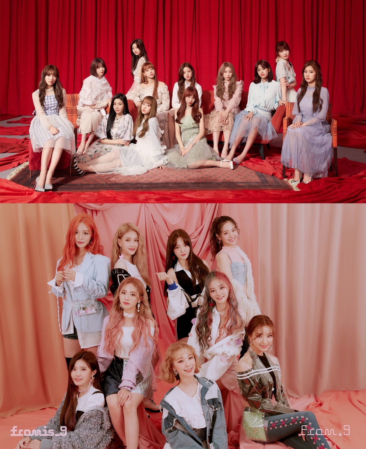 IZ*ONE (AKS) and fromis_9 (CJ ENM)