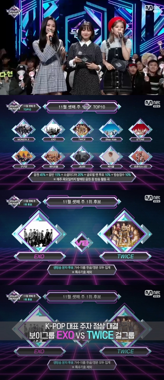 Mnet='엠카운트다운' 캡쳐