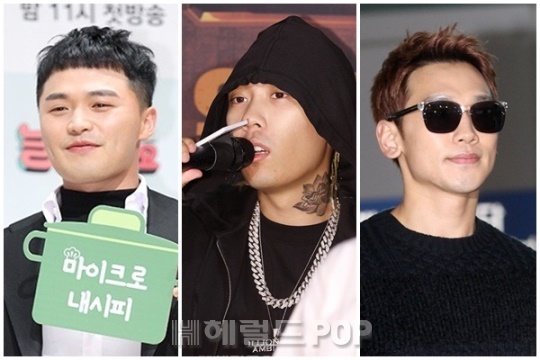 마이크로닷, 도끼, 비/헤럴드팝DB
