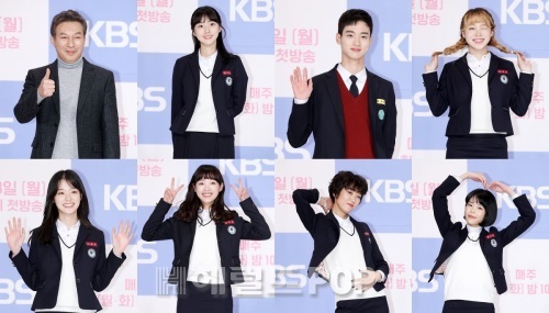 김갑수,박세완,장동윤,김수현.신도현.이유미.이주영.주해은/사진=서보형 기자