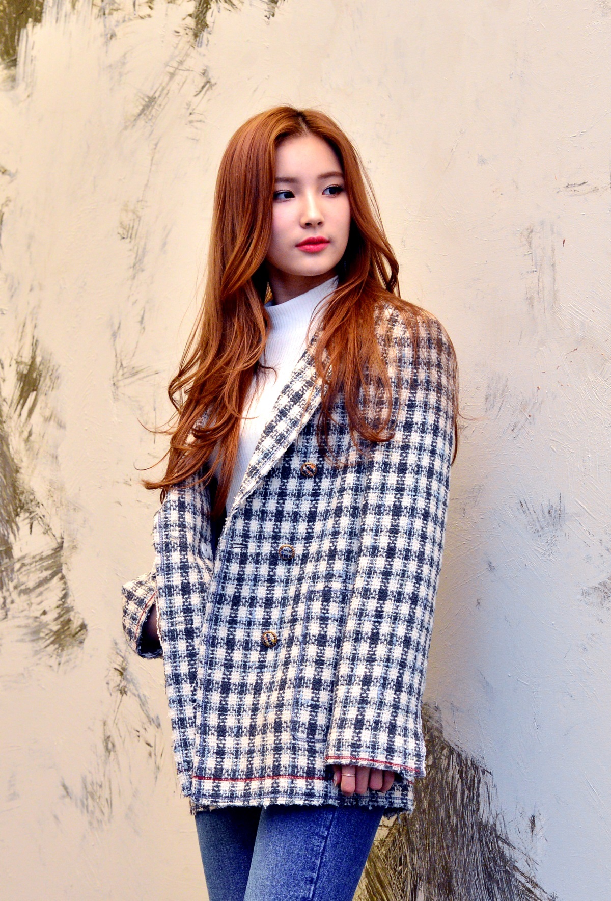 Sohee of Elris poses during an interview with The Korea Herald in Seoul (Park Hyun-koo / Korea Herald)