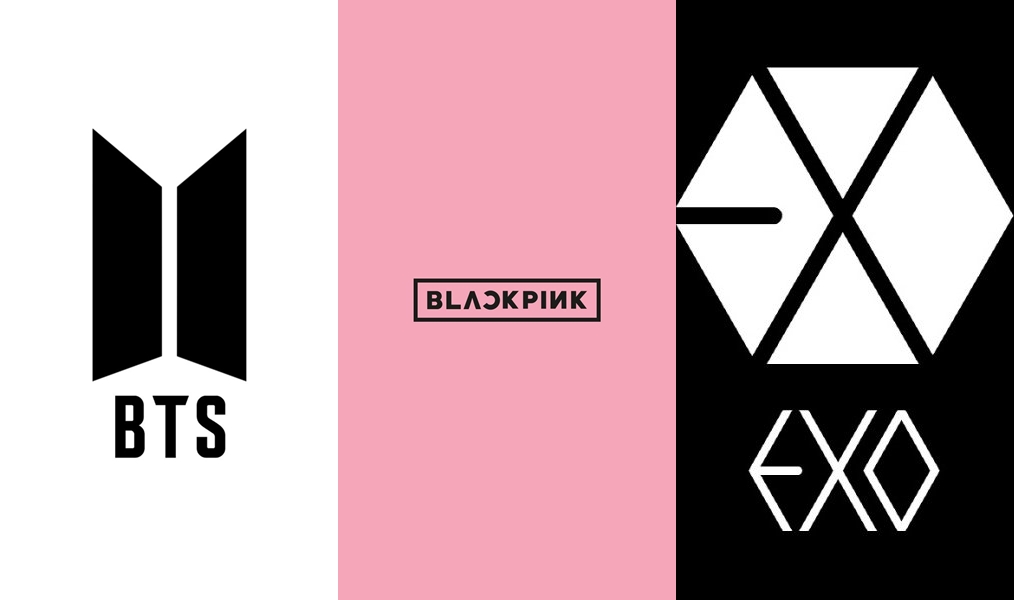 BTS, Black Pink, EXO (Big Hit Entertainment, YG Entertainment, S.M. Entertainment)