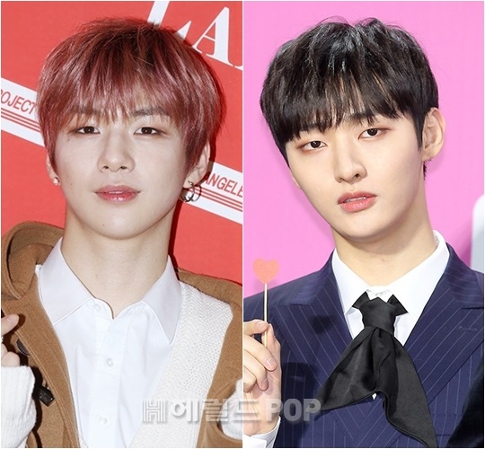 강다니엘, 윤지성/사진=헤럴드POP DB