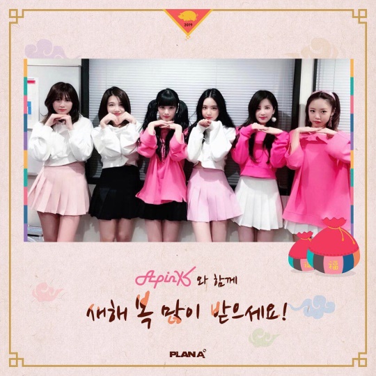 에이핑크, '핑순이'들의 상큼발랄 새해 인사 - 헤럴드 POP