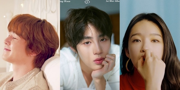 닉쿤, 하성운, 강민경(사진=각 소속사)