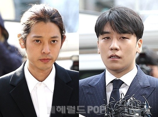 정준영, 승리/사진=민선유 기자
