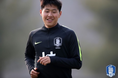 대표팀에 첫 발탁된 이강인. [사진=대한축구협회]