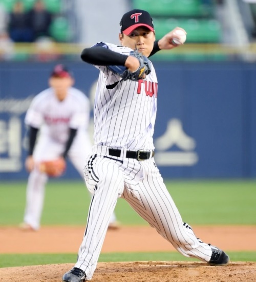 지난 2번의 등판에서 14이닝 1실점의 놀라운 활약을 펼친 차우찬. [사진=KBO]