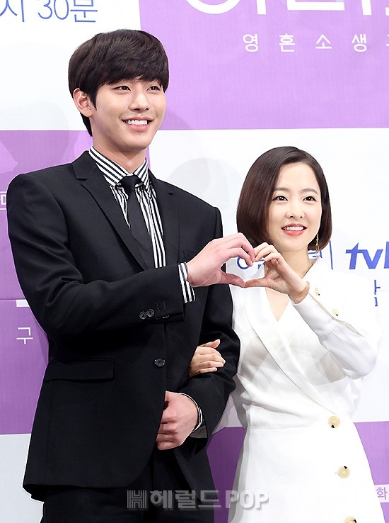 안효섭, 박보영 / 사진=민선유 기자