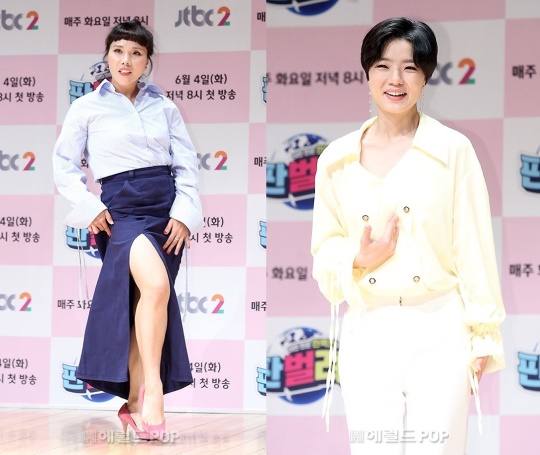 신봉선, 안영미/사진=민선유 기자