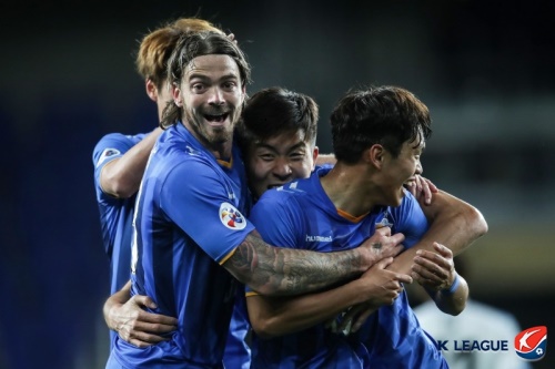 울산의 불투이스가 부상에서 복귀했다. [사진=한국프로축구연맹]