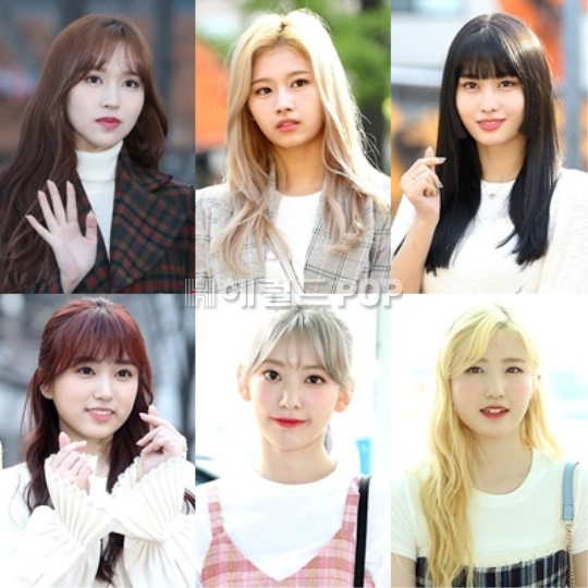 미나. 사나. 모모. 나코. 사쿠라. 히토미/사진=헤럴드POP DB