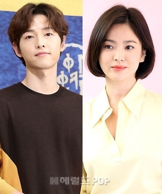 송중기,송혜교/사진=민선유 기자