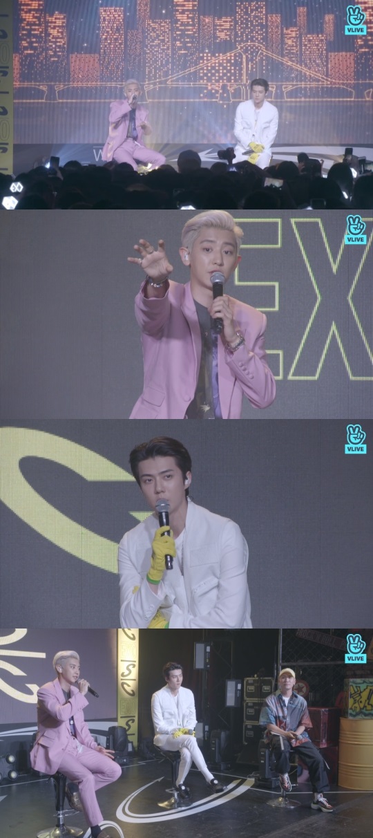 V앱 '세훈&찬열 쇼케이스' 방송캡쳐