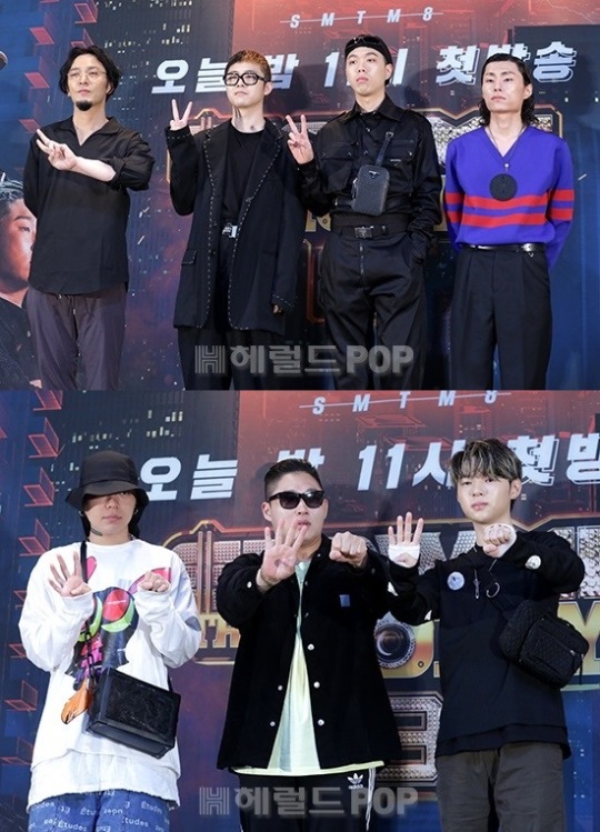 '쇼미더머니8' 프로듀서들/사진=민선유 기자