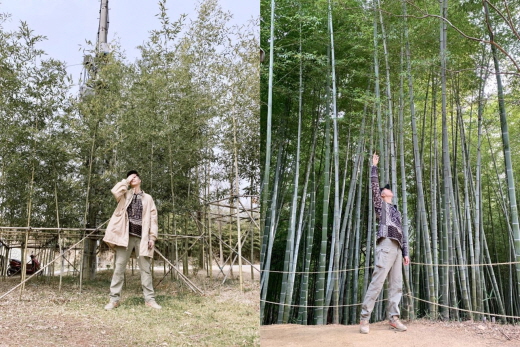 RM at Metasequoia road (Twitter)