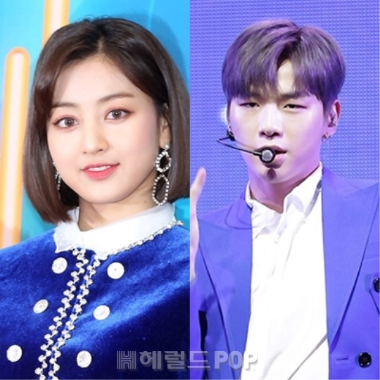 지효 강다니엘/사진=헤럴드POP DB