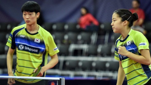 조대성-신유빈 조의 우승은 국제탁구연맹(ITTF)이 홈페이지 메인뉴스로 다룰 정도로 화제를 모으고 있다. [사진=국제탁구연맹]
