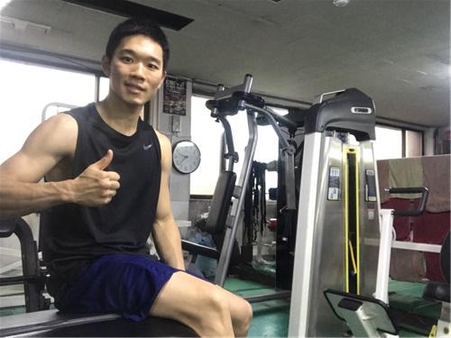 2차 방어전을 앞두고 머리를 짧게 깎은 WBA 아시아 라이트급 챔피언, 김황길. [사진=한남프로모션]