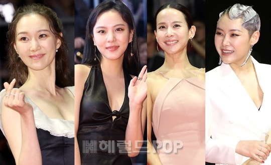 이유영, 이열음, 조여정, 치타/사진=민선유 기자