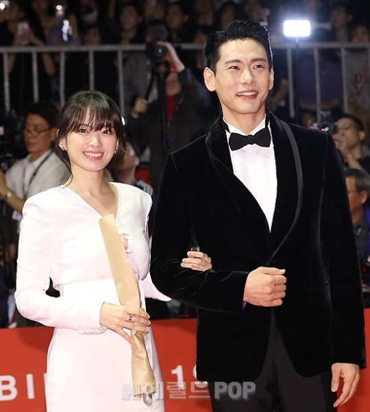 천우희, 유태오/사진=민선유 기자