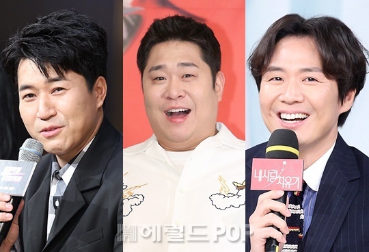 김종민. 문세윤. 연정훈/사진=헤럴드POP DB