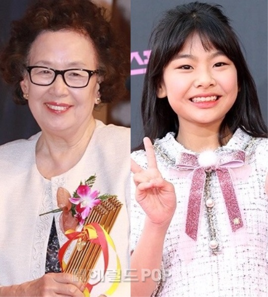 나문희,김수안/사진=본사DB,민선유 기자
