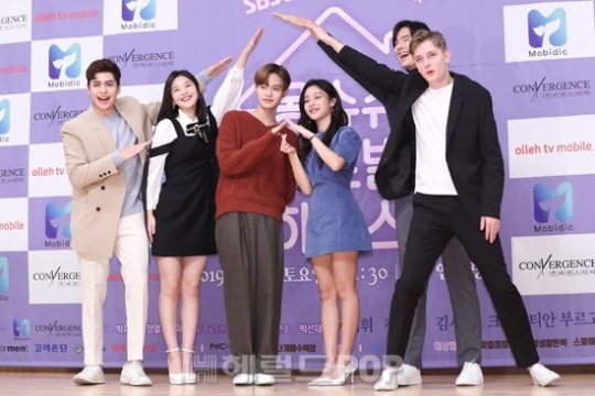 에이비식스(AB6IX) 이대휘, 배우 강민아, 김시은, 모델 장민, 방송인 다니엘 힉스, 크리스티안 부르고스/사진=황지은 기자