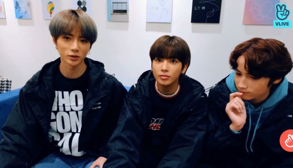 Beomgyu, Taehyun and Huening Kai