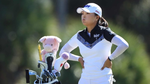 CME그룹 투어 챔피언십 첫날 언더파로 출발한 고진영. [사진=LPGA]