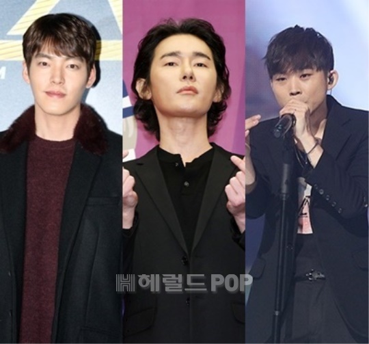 김우빈, 허지웅, 백청강/사진=헤럴드POP DB