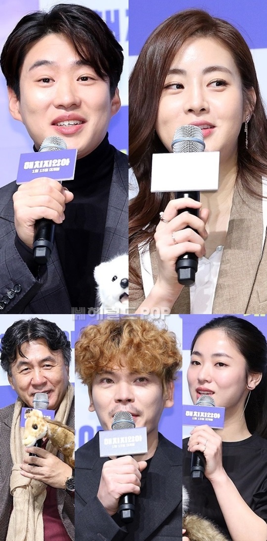 (왼쪽부터 시계방향)안재홍,강소라,전여빈,김성오,박영규/사진=민선유기자