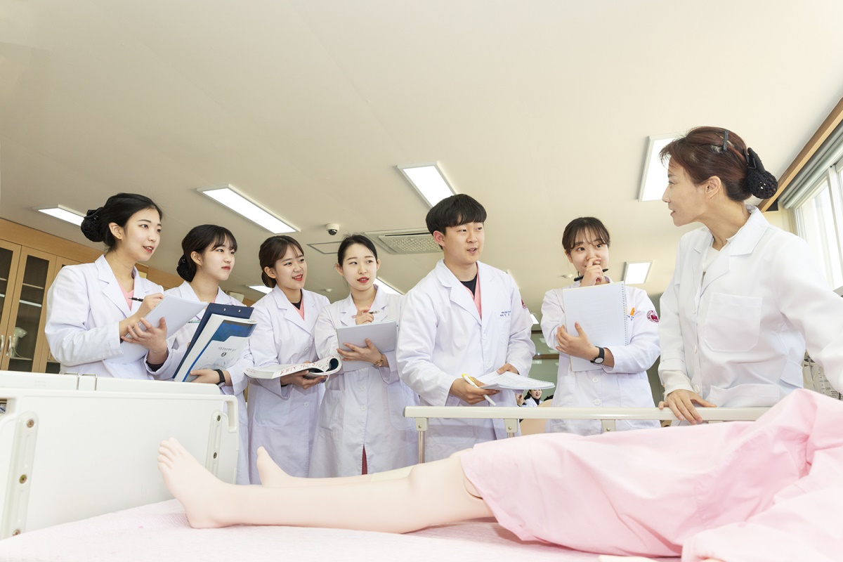경일대 간호학과 수업 모습.[경일대 제공]