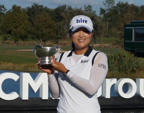 LPGA투어의 올 시즌 전관왕을 차지한 고진영. [사진=LPGA]