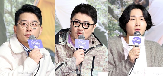김준호, 데프콘, 이용진/사진=민선유 기자