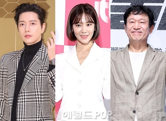 배우 박해진, 한지은, 김응수/사진=헤럴드POP DB