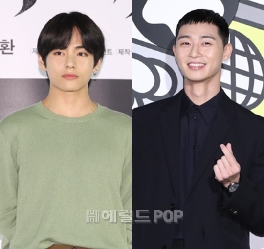 방탄소년단 뷔, 박서준/사진=헤럴드POP DB