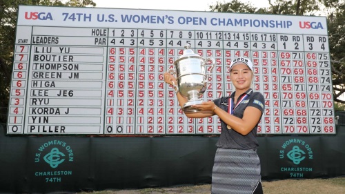 지난해 US여자오픈에서 투어 첫 승을 거둔 이정은6. [사진=LPGA투어]
