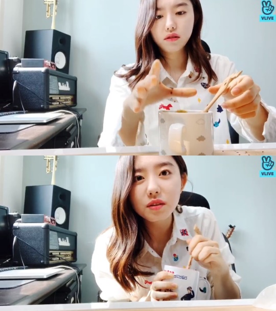김소혜 V앱 방송화면 캡처