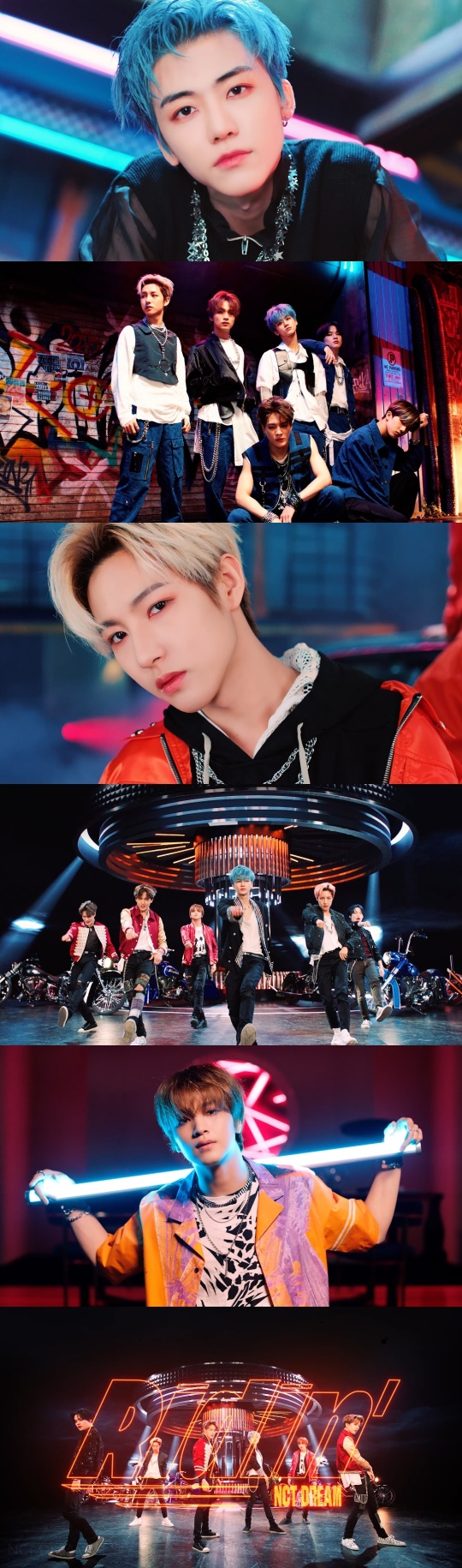 NCT DREAM 'Ridin'' MV 캡처