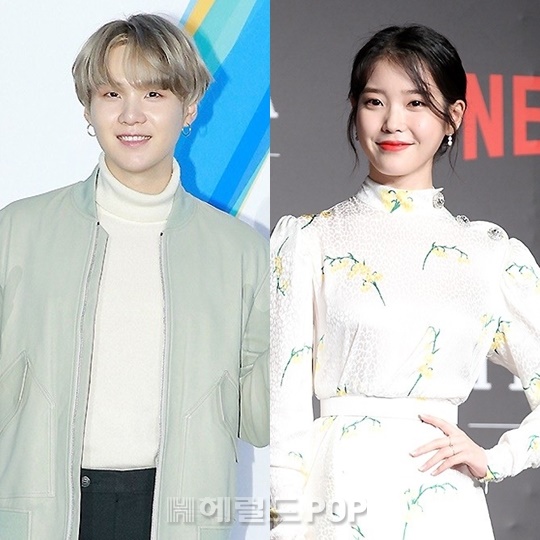 슈가, 아이유/빅히트 엔터테인먼트 제공, 민선유 기자