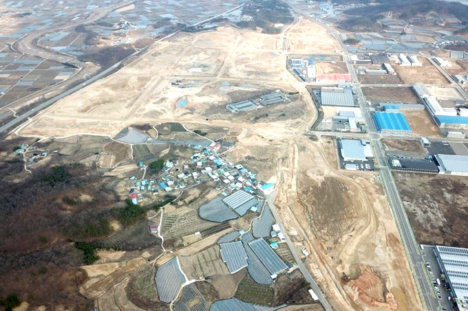 김천 일반산업단지 3단계 현장모습(김천시 제공)