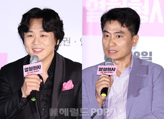 배우 김인권, 윤여창 감독/사진=민선유 기자