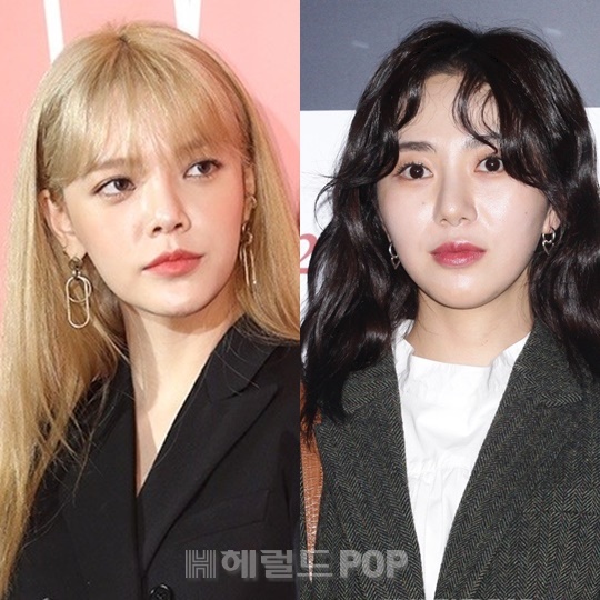 지민. 민아/사진=헤럴드POP DB