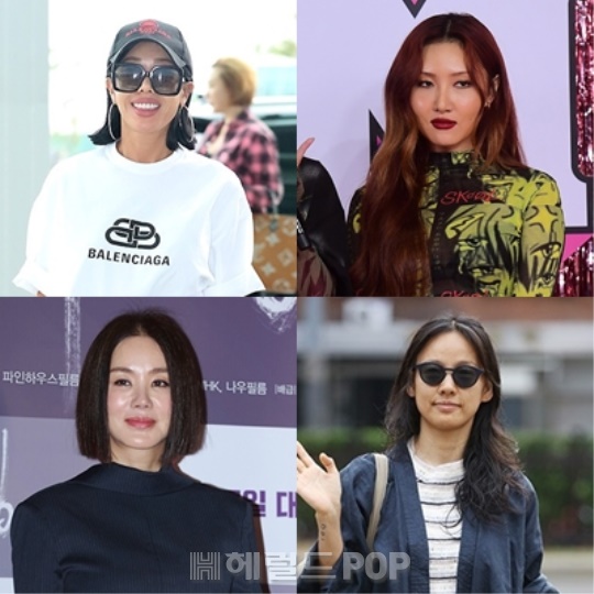 제시 화사 엄정화 이효리/사진=헤럴드POP DB