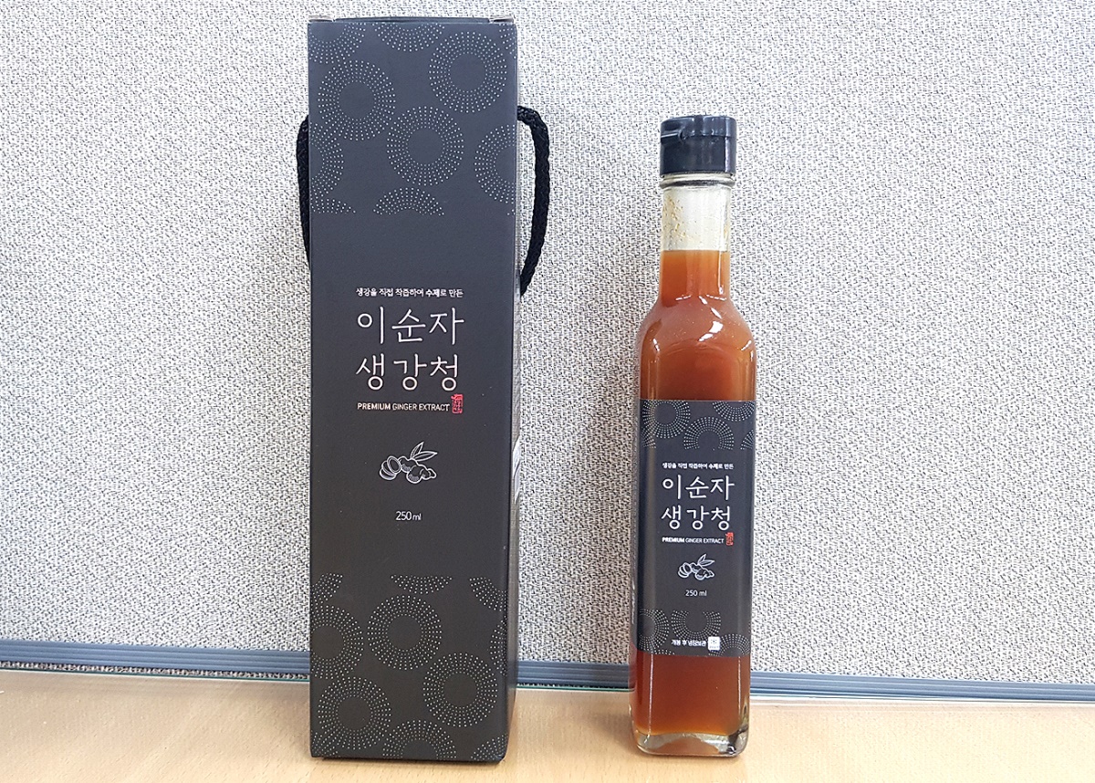 프랑스 르봉마르셰 백화점에 입점한 안동 '이순자 생강청'(안동시 제공)