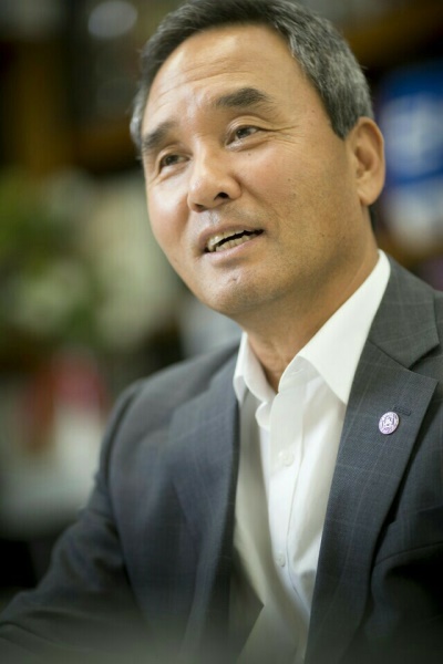 단국대 국제스포츠학부의 강신욱 교수. [이하 사진은 단국대 제공]